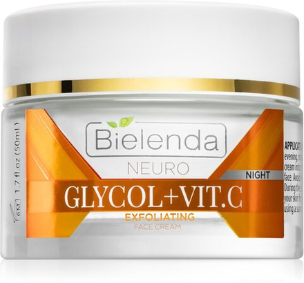 Bielenda Neuro Glicol + Vit. C - ночной крем с эффектом пилинга /   50  ml  / GTIN 5902169023751