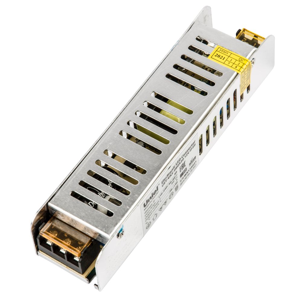 UET-VAS-060A20 12V IP20 Блок питания, 60Вт. Металлический корпус. TM Uniel