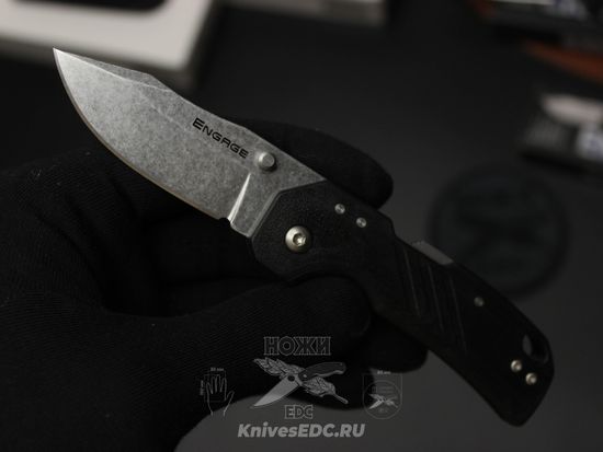 Нож складной Cold Steel Engage FL-25DPLC с клинком из стали 1.4116, рукоять GFN