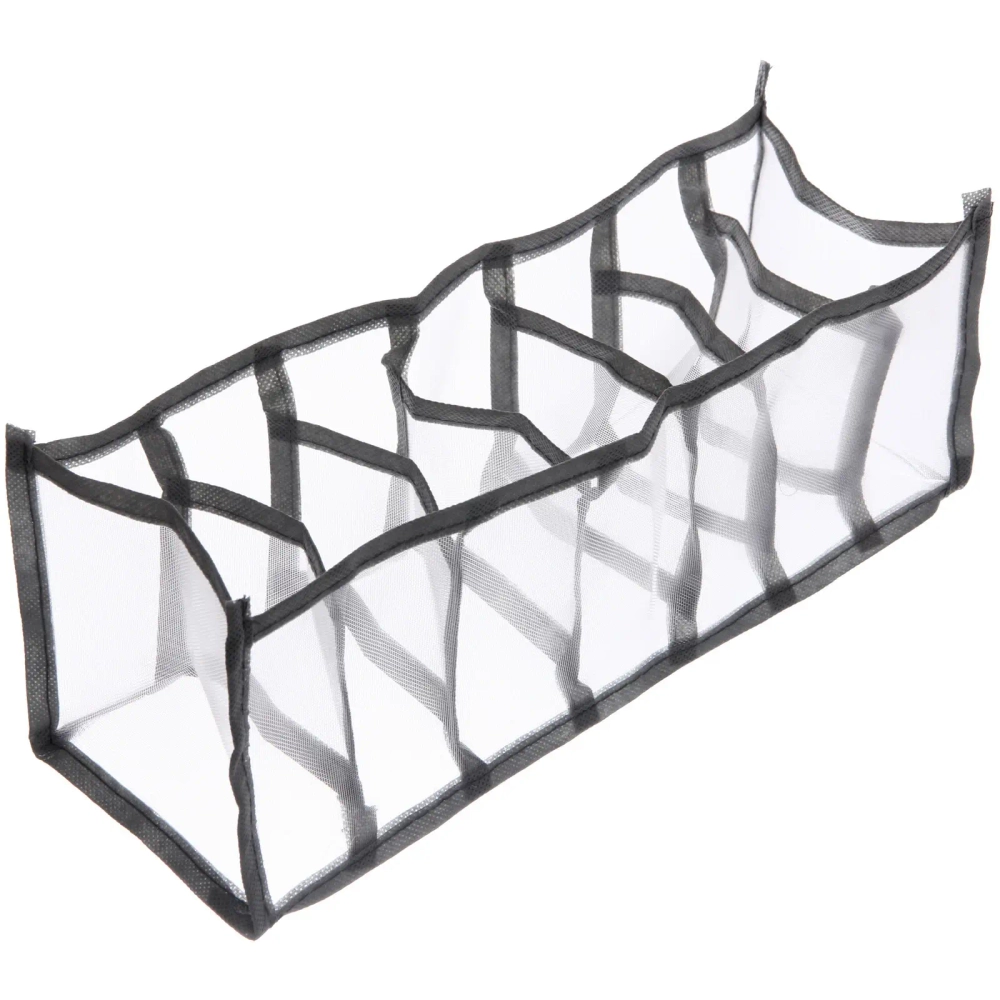 Органайзер - чехол для хранения вещей «ИДЕЯДОМА», цвет чёрный, 7 секций, 32*12*12см