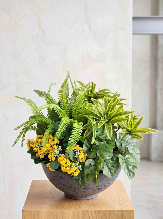 Зелень искусственная 60см для декора в кашпо лофт