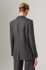 1896 Жакет женский (темно-серый полоска)