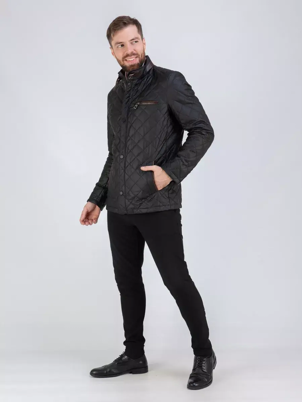 Куртка кожаная демисезонная Турция