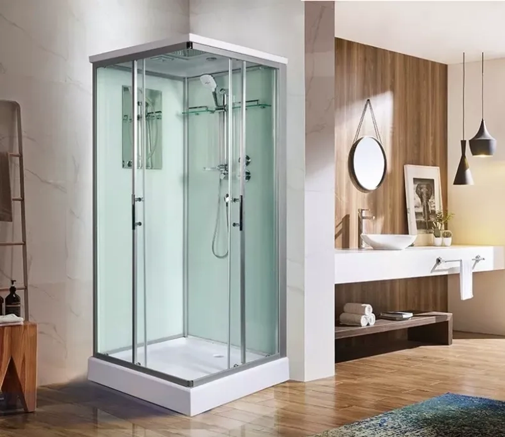 Душевая кабина WeltWasser (ВельтВассер) Laine 802, с низким поддоном, 80x80x217