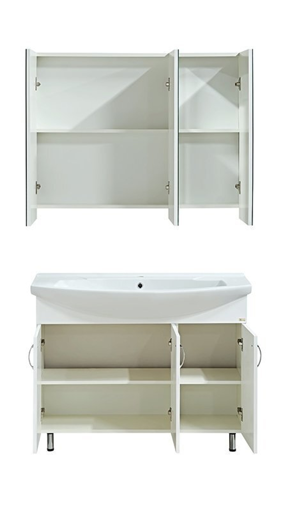 Тумба MISTY Балтика - 105 Тумба прямая c умывальником