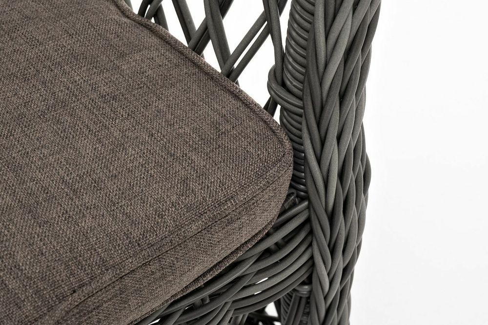 "Сицилия" плетеный стул из искусственного ротанга, цвет графит