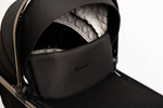 Детская коляска Peppy Tecla 3 в 1 с автокреслом First black Shadow Black Chrome Edition (Черный)