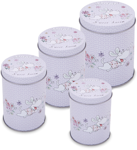 TCN-43/2 Набор коробок 4 шт. металл