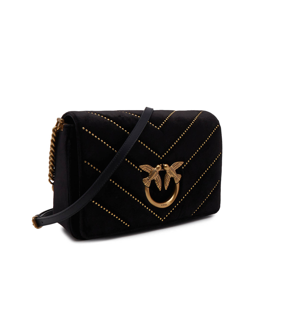 Сумка через плечо LOVE CLICK CLASSIC VELLUTO Pinko - черный(100063 A17G)