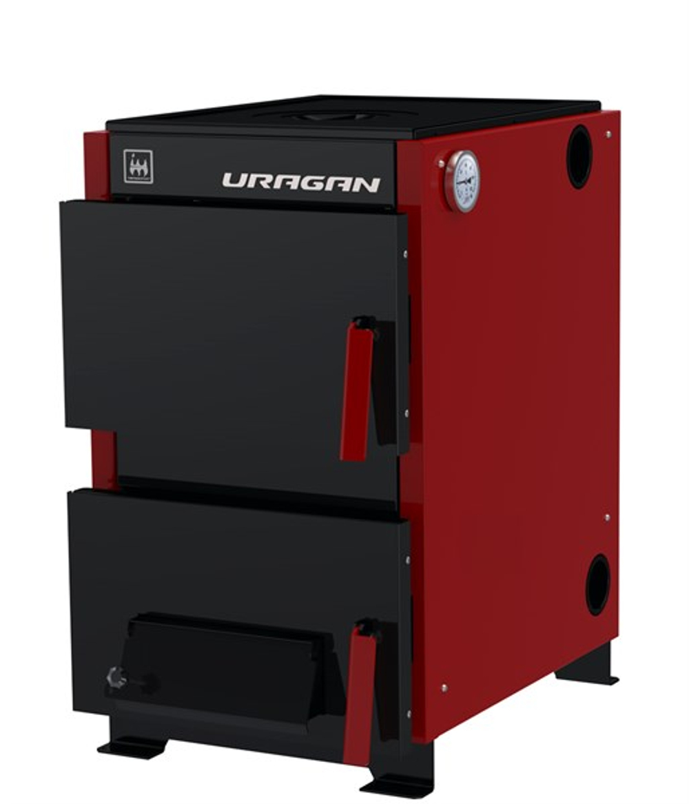 Котел твердотопливный отопительный URAGAN («Ураган») 14 кВт