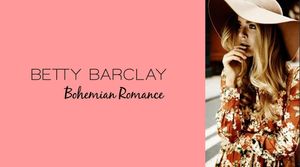 Betty Barclay Bohemian Romance