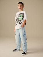 Джинсы карго для мальчика Next E41-856, Голубой