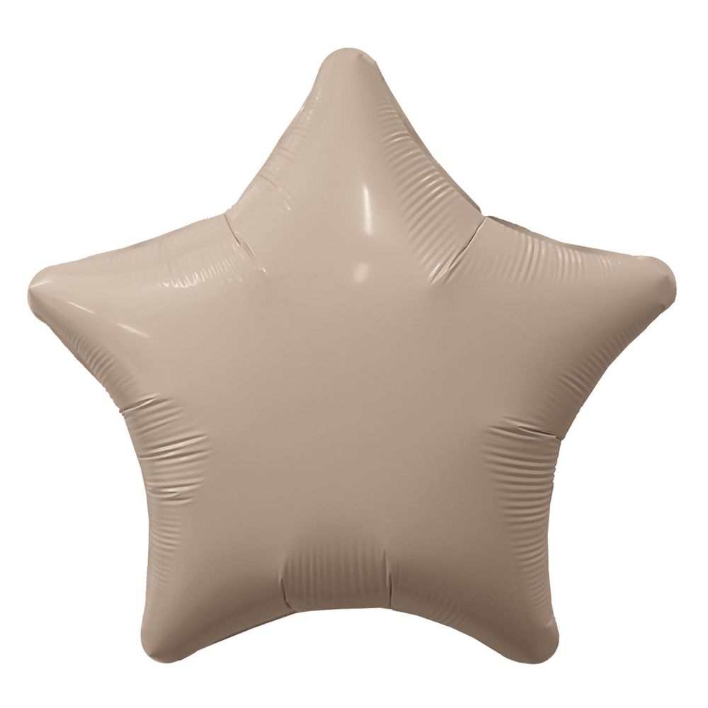 Ag Шар Звезда 30'' / 76 см Мистик Кофе Латте Сатин (БГ-60)
