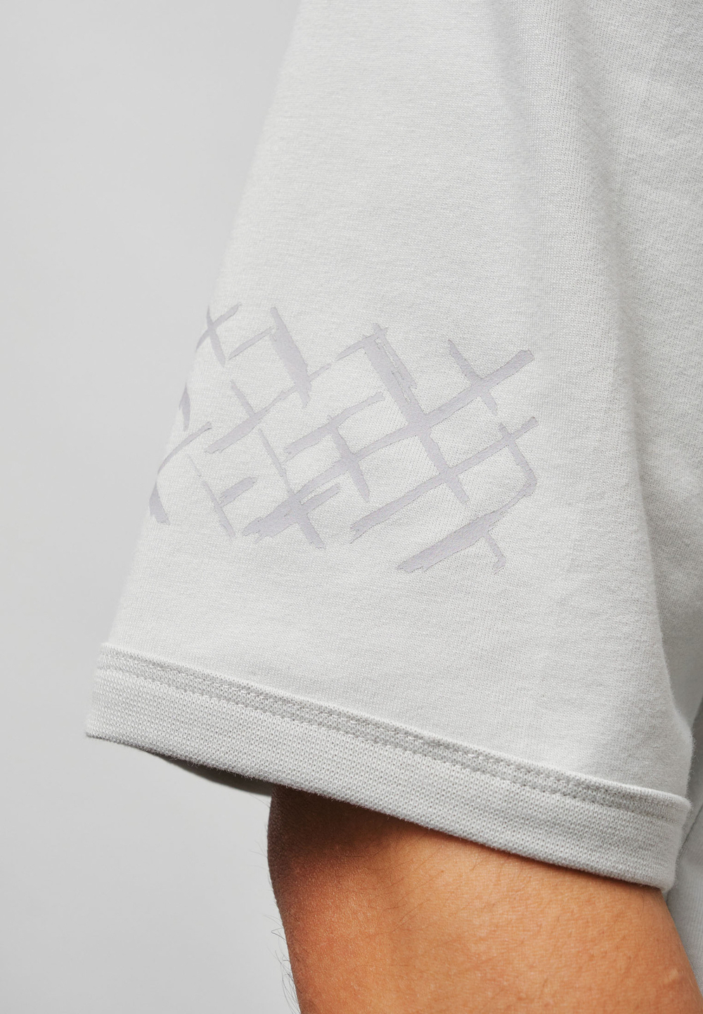 Футболка оверсайз SHANYRAQ GREY WHITE
