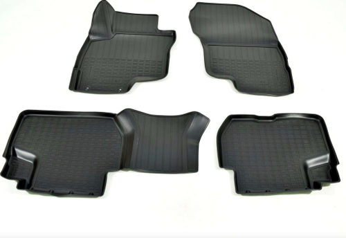 Ковры в салон Norplast/Unidec для Mitsubishi Outlander (2021-) Полиуретан, Черный, 3D ковры, арт.NPA11-C59-512-2