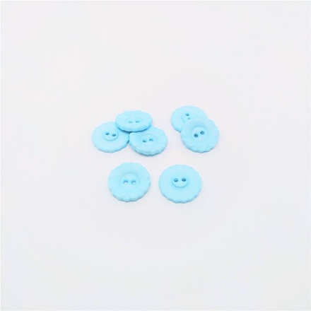 Пуговицы №732,15мм, голубой (LF K-96)