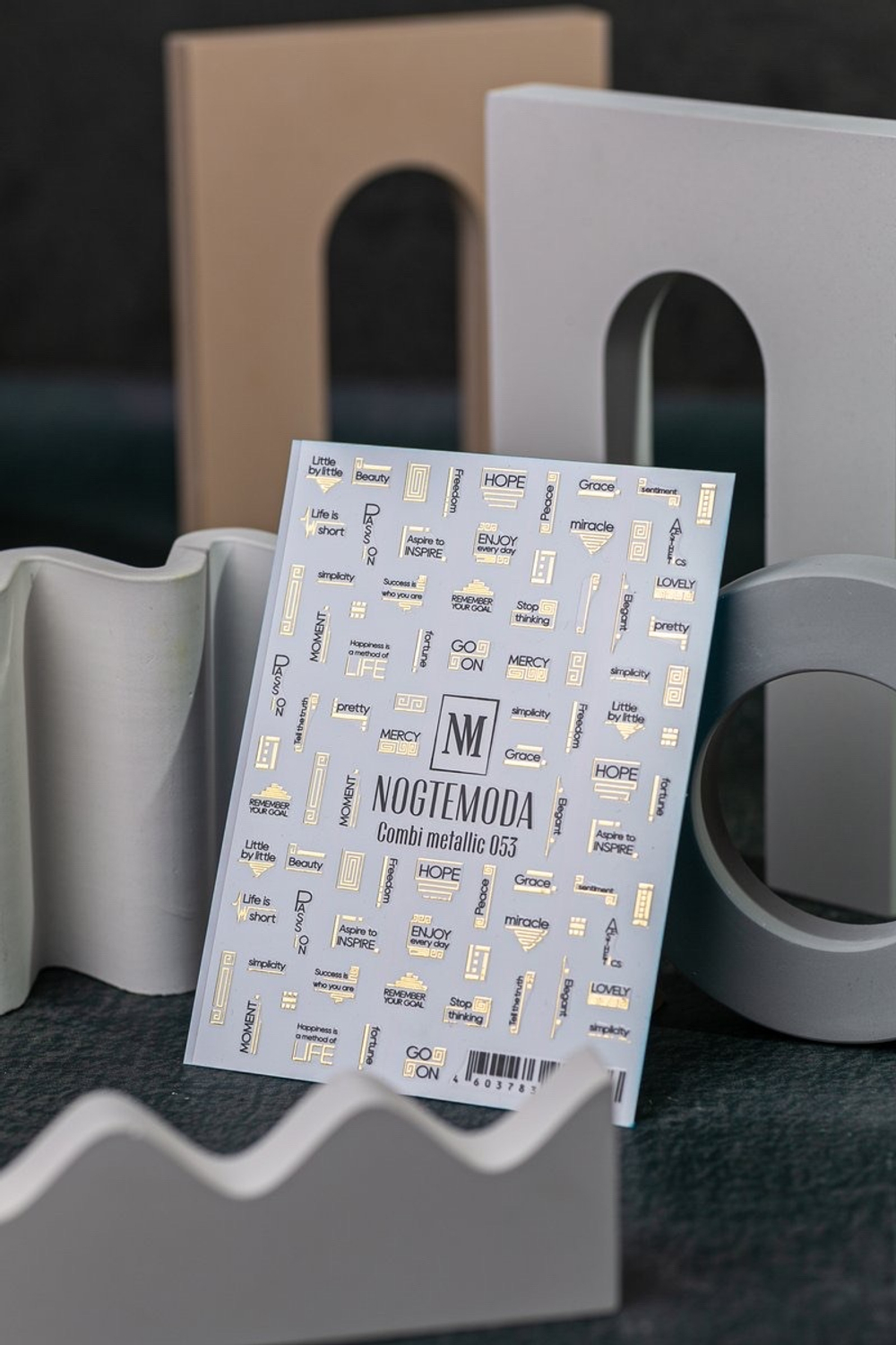 Nogtemoda Наклейки для ногтей Combi Metallic 053