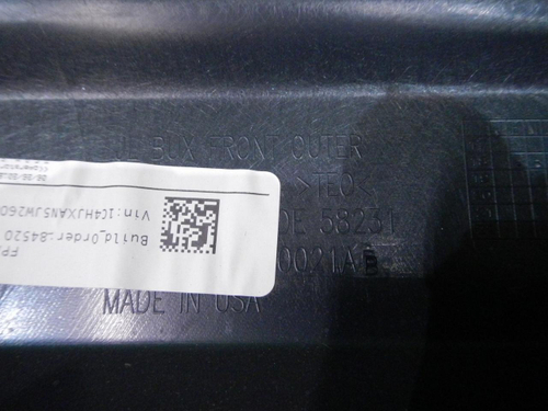 Бампер передний Jeep Wrangler 4 JL (2017-н.в.)