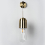 690511 Бра RAMO 1х40W E27 БРОНЗА/ПРОЗРАЧНЫЙ