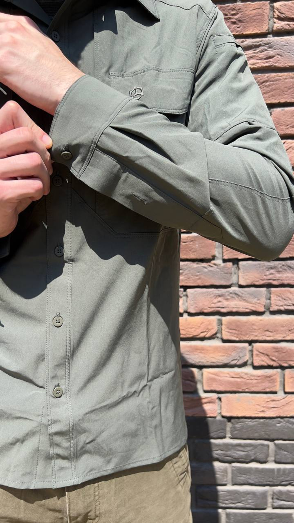 Рубашка олива