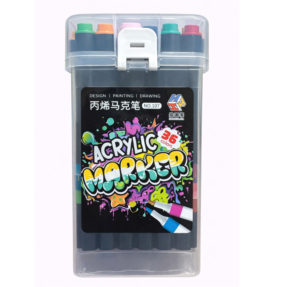 Маркеры акриловые 36 цветов