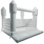 Белоснежный надувной батут - фотозона и реквизит для свадебных торжеств и праздников, 4*3*2,75 м