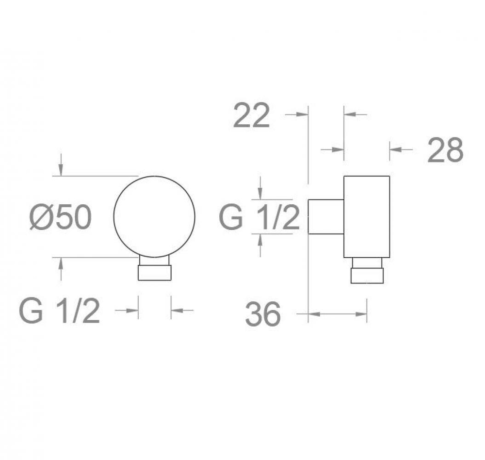 Шланговое подключение 999002ARD