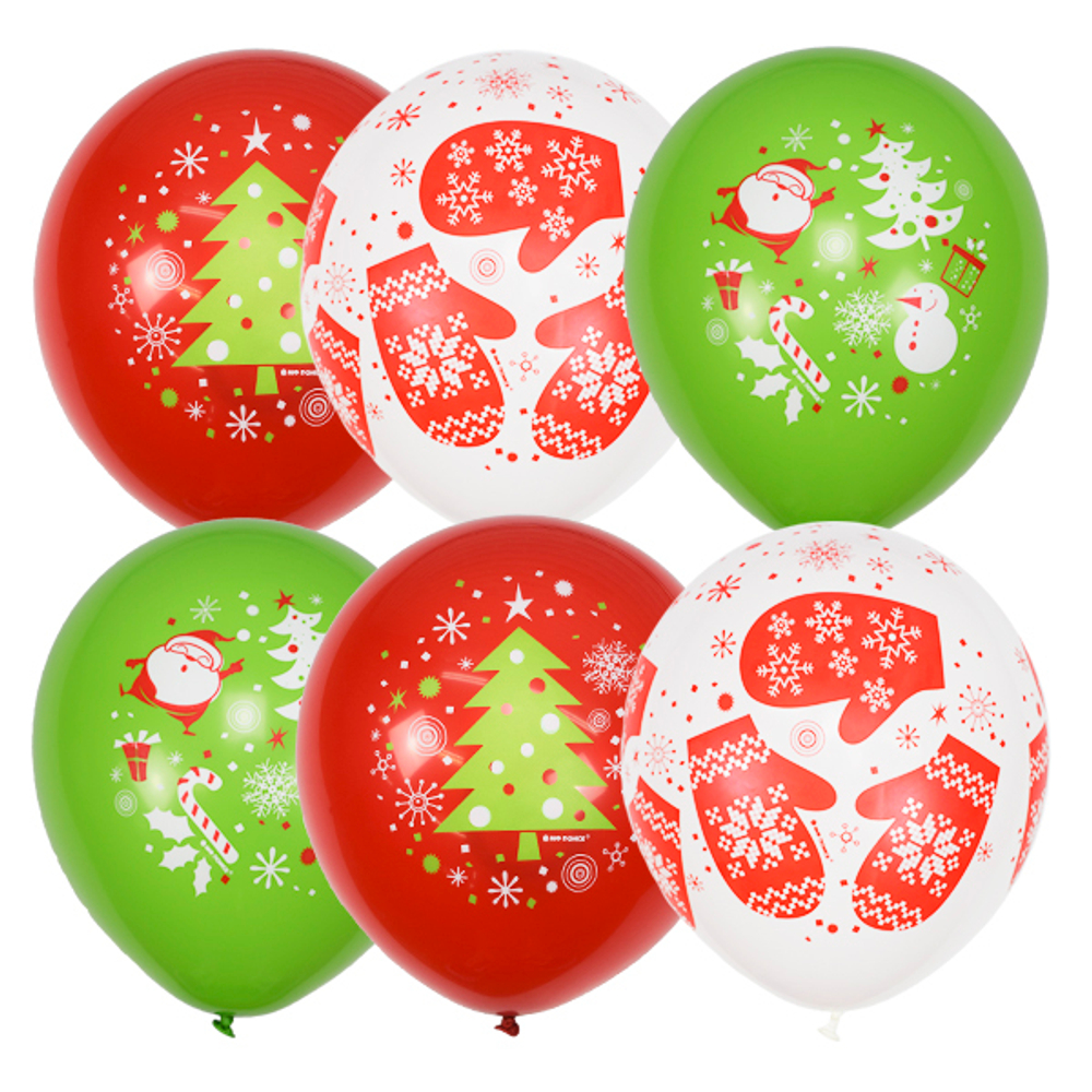 Воздушные шары новогодние