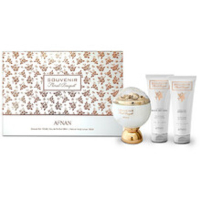 Afnan Souvenir Floral Bouquet Gift set EDP 100 ml, shower gel 100 ml and body lotion 100 ml 100ml
