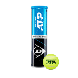 Мяч теннисный Dunlop ATP Official 4B, 601314, уп.4шт, одобр. ITF, нат.резина,фетр.
