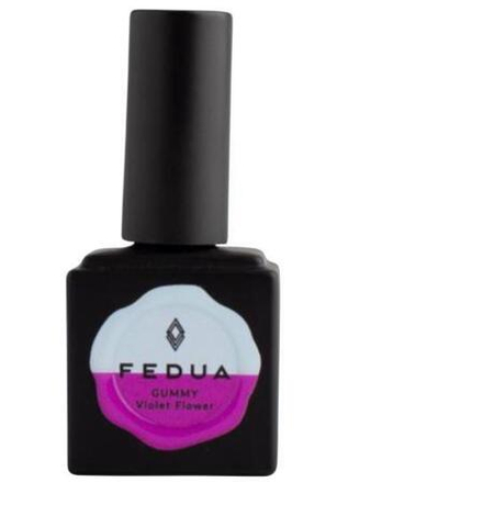 Gummy Violet Flower - Фиолетовый цветок камуфлирующая база гель-лак