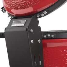 Керамический гриль Big Joe Konnected Joe, 61 см (красный), с ножками и столиками