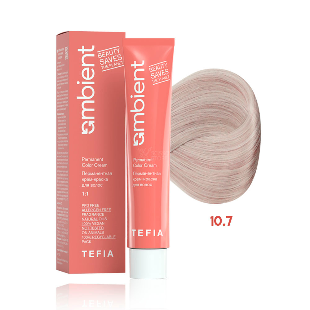 Перманентная крем-краска для волос Ambient, 60 мл