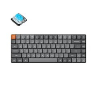 Беспроводная механическая ультратонкая клавиатура QMK Keychron K3 Max, 84 клавиши, RGB-подсветка, Gateron Blue Switch (K3M-H2)