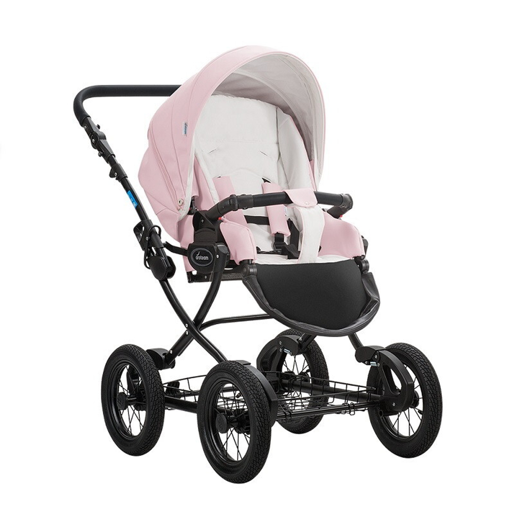 Детская коляска AroTeam Cocoline Prima 2 в 1 01 св.розовая кожа