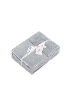 Набор полотенец 3 шт Luxberry Teddy голубая ель