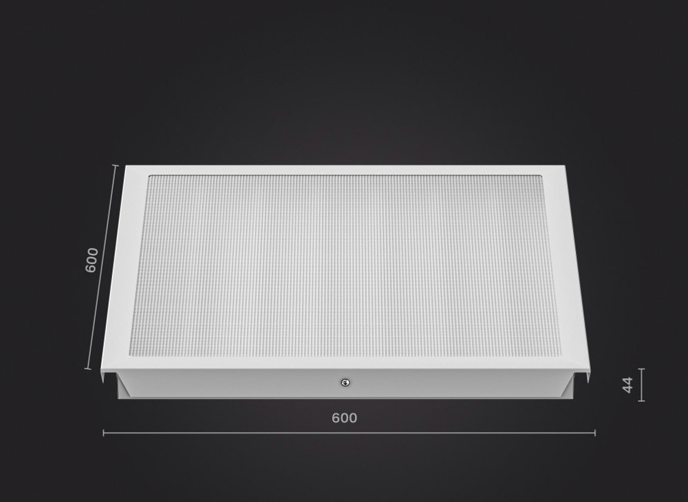 Светильник LED CLIP-IN 52Вт 5000К 6750Лм IP54 Призма 600х600х40мм DARKLUM