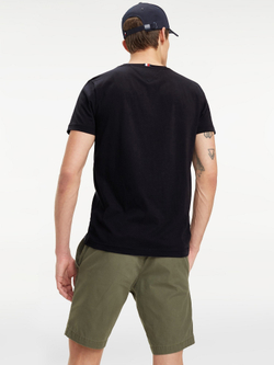 Футболка Tommy Hilfiger Organic Cotton Tommy Logo Jet Black