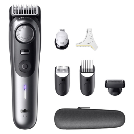 Триммер электрический Braun S9 BT9520 для бороды 7в1 с футляром PowerBoost и подставкой для зарядки тип 5808