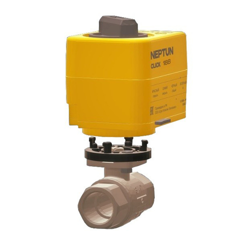 Кран с электроприводом Profi Click 230В 1/2" NEPTUN