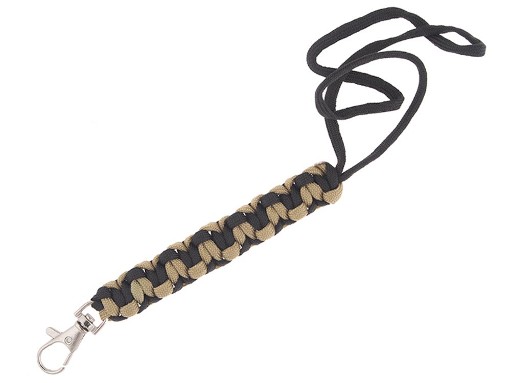 Темляк с карабином (Geoline Survival) Sand&black