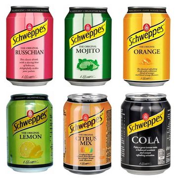 Газированный напиток Schweppes Cola со вкусом колы, 330 мл