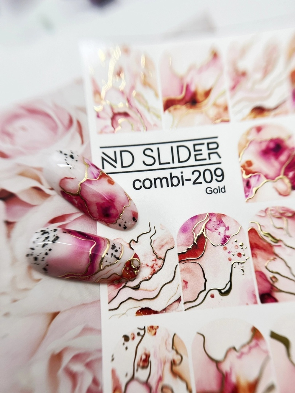 Слайдер-дизайн Nail Design C-209 (золото)