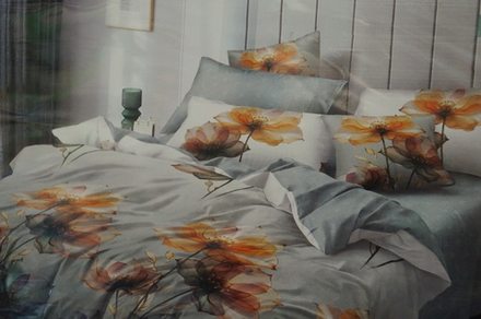 двух спальный с простыней на резинке 180 х 200 см