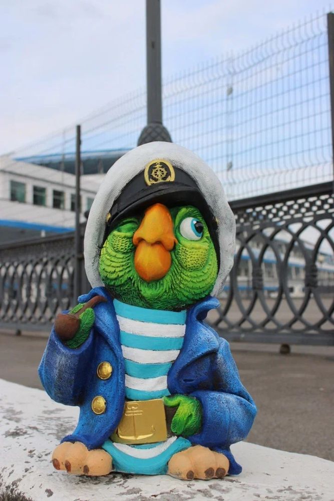 Садовая фигура &quot;Попугай Боцман&quot; Закупка М47 апрель-май 2026