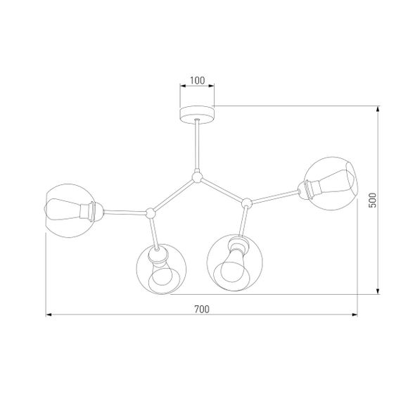 Подвесная люстра TK Lighting 1942 Fairy