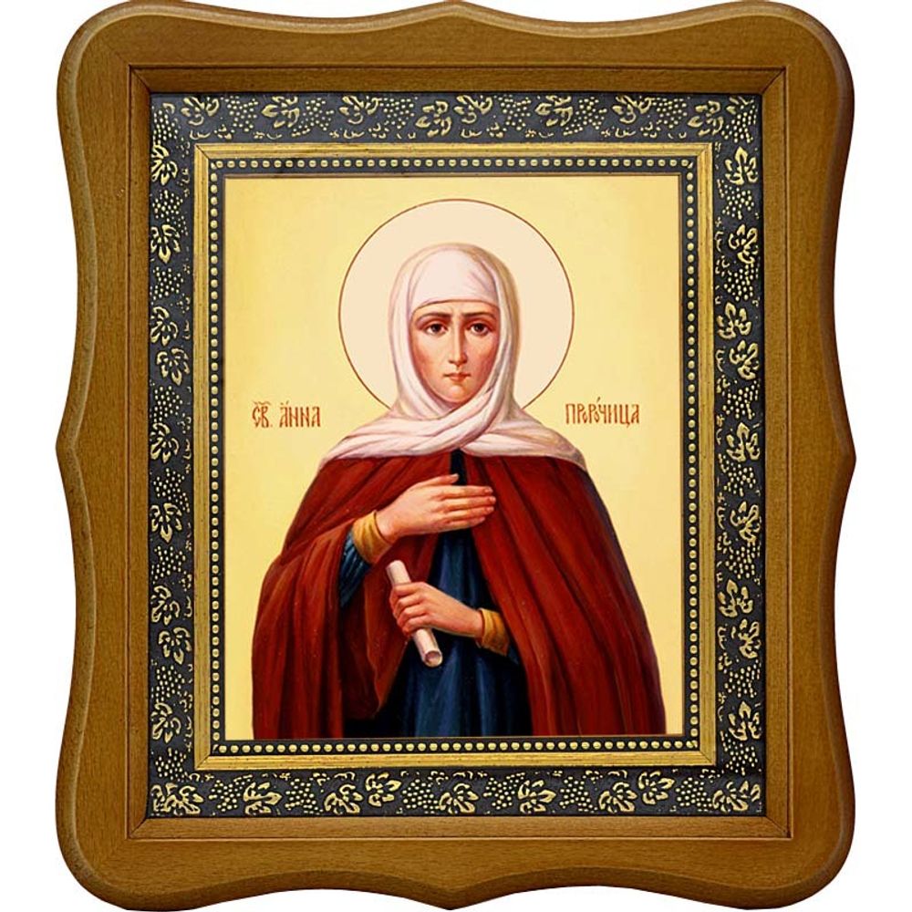 Святая Анна Пророчица, мать пророка Самуила. Икона на холсте.