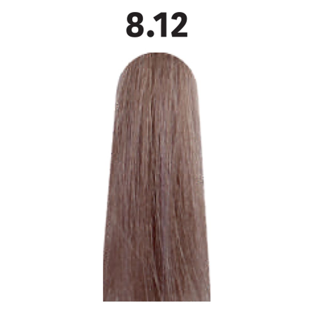 8.12 крем-краска KAARAL MARAES Demi Permanent Hair Color светлый блондин пепельно-фиолетовый - 100 мл.