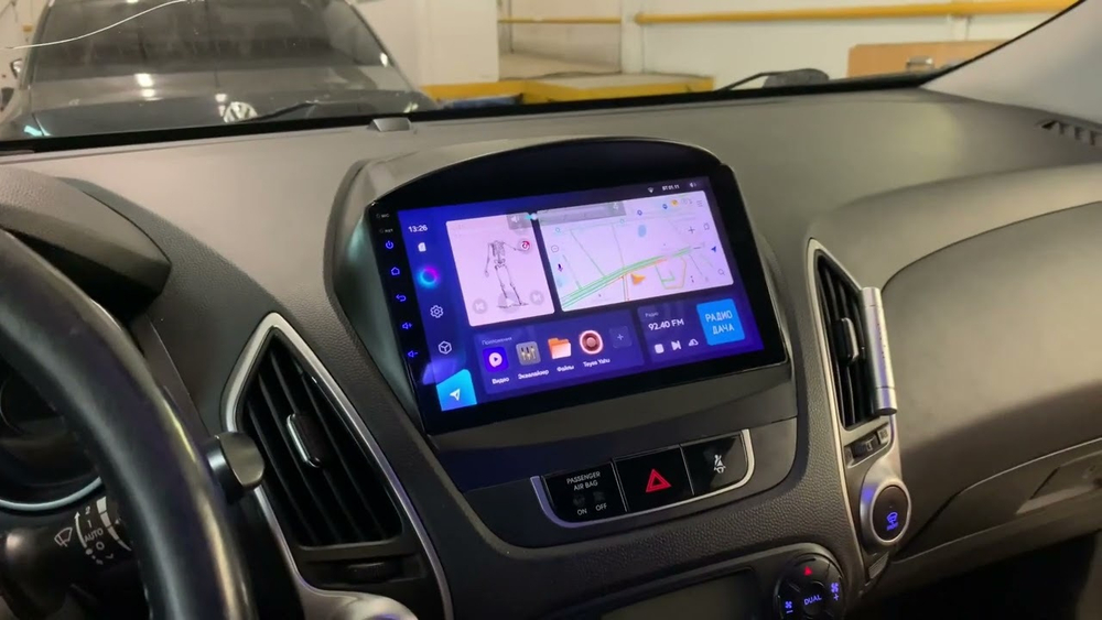 Магнитола для Hyundai iХ35, Tucson 2 2009-2015 (без штатного усилителя) - Teyes SPRO+ монитор 9" IPS на Android 10, ТОП процессор, 4Гб+32Гб, 4G SIM-слот