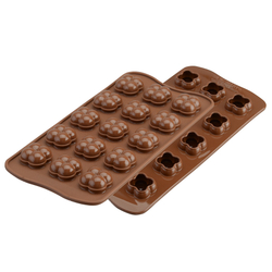Форма силиконовая для приготовления конфет choco game, 11х24 см